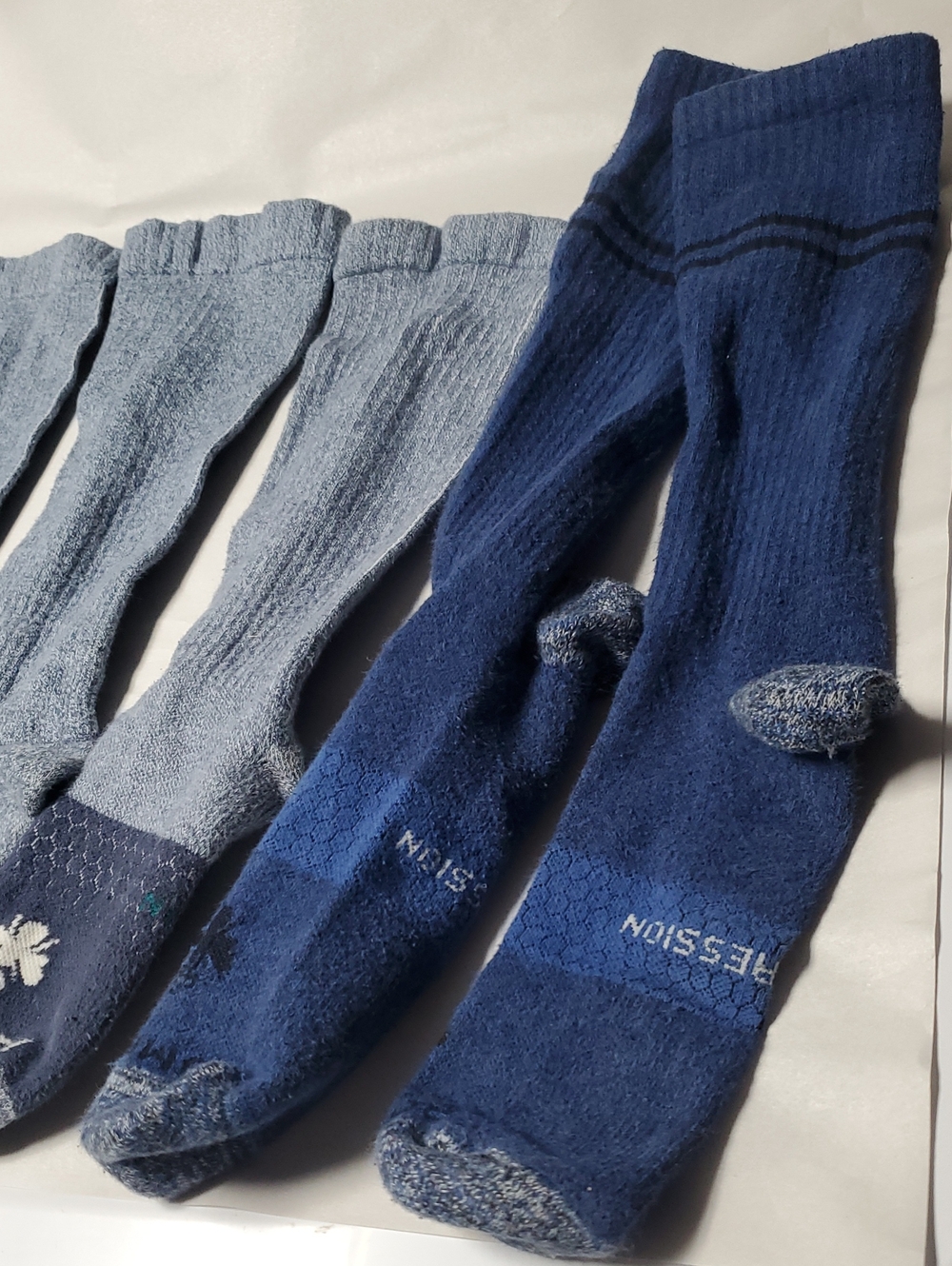 (3)pk Bombas Compression Crew Socks Size Lg 20-30 MmHg Athletic Socks - Picture 4 of 15